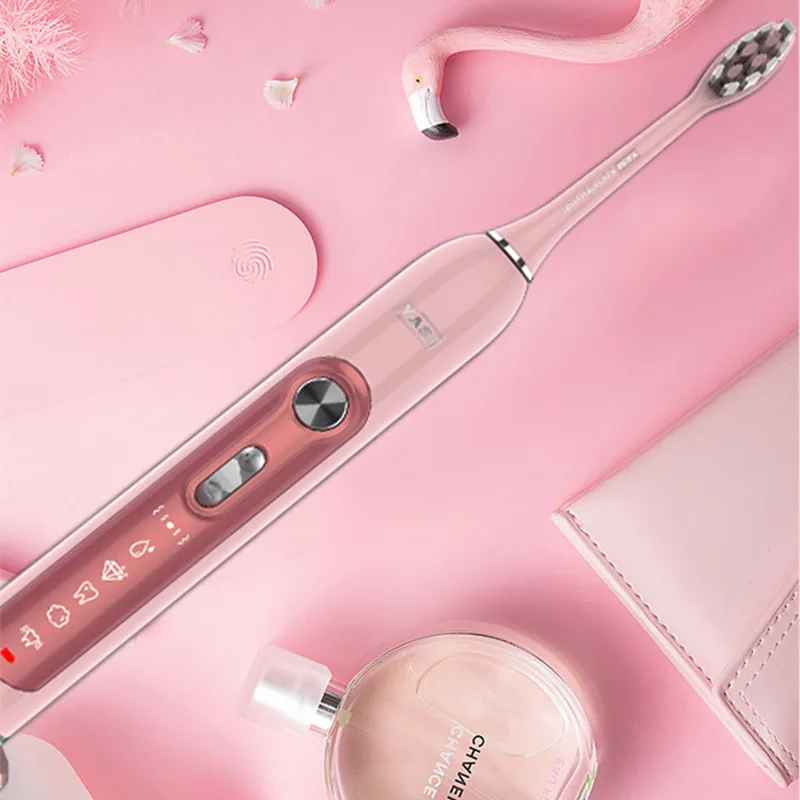 Беспроводная звуковая электрическая зубная щетка для взрослых Индуктивная