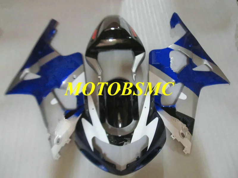 Комплект обтекателей для мотоцикла GSXR1000 K2 00 01 02 GSXR 1000 2000 2001 2002 ABS синий серебристый