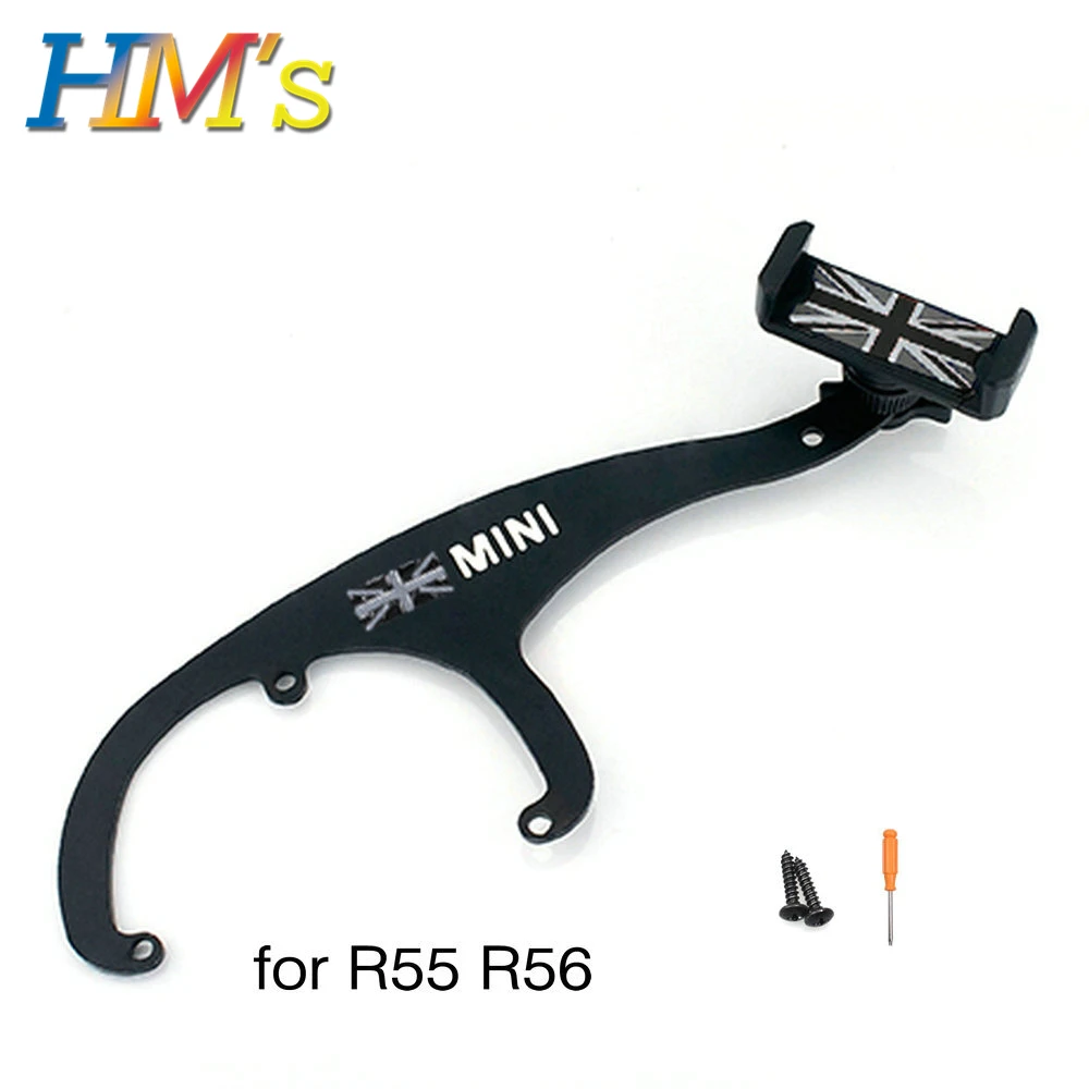 R55 R56 R57 Grey Для MINI R55 R56 R57 R60 R61 F54 F55 F56 F60 Countryman Clubman держатель телефона Автомобильный кронштейн для MINI Cooper аксессуары - Цвет: R55 R56 R57 Grey