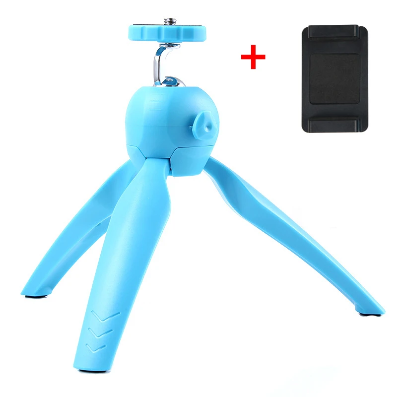 Многофункциональный мини штатив с поворотом на 360 дюймов настольный зажимом для