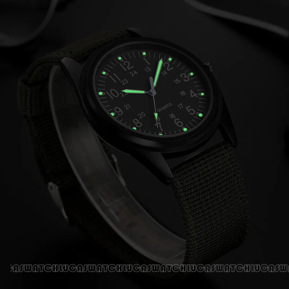 Reloj Hombre 2019 новый нейлоновый ремешок Военные часы мужские холщовые армейский