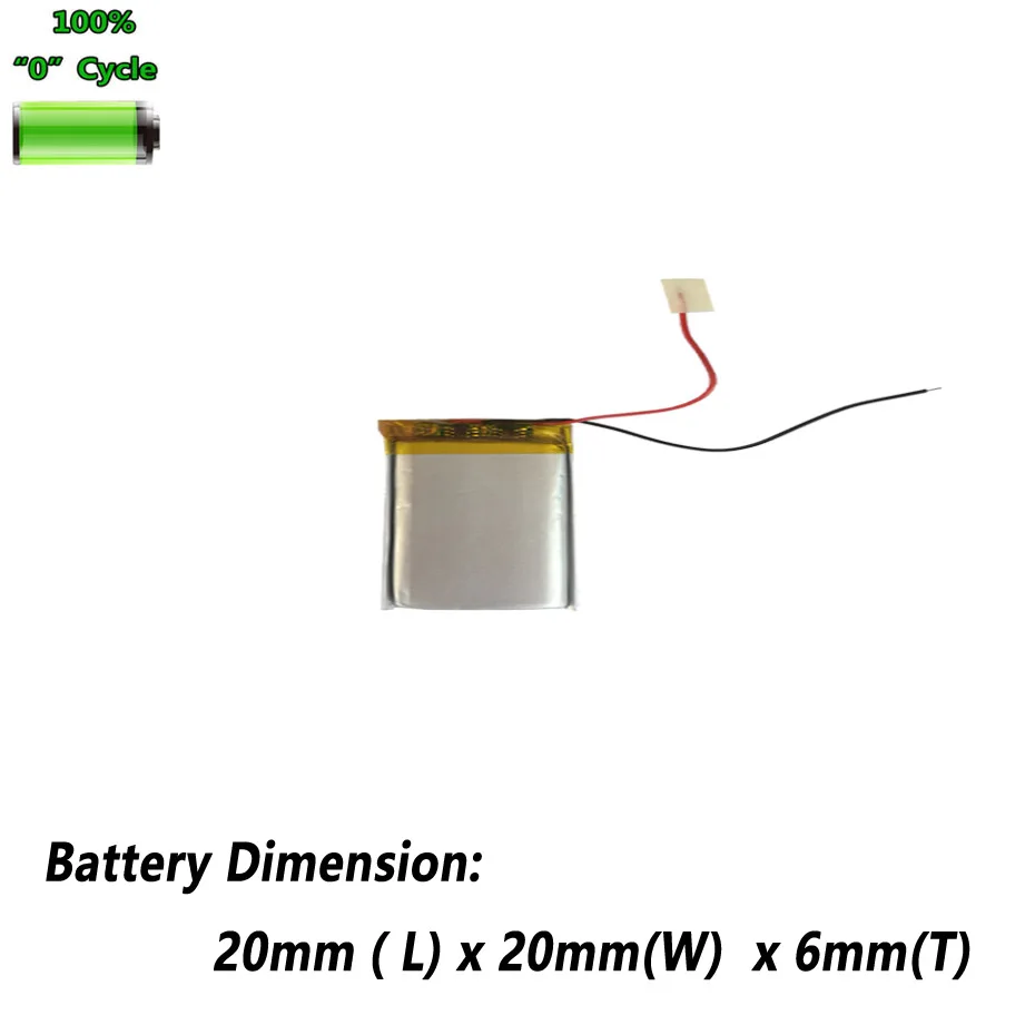 Li-po 3 7 V 180mAh 602020 батарея для умных часов DVR PDA MP3 MP4 GPS Беспроводная мышь Power Bank динамик