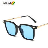 jackjad 2020 fashion trend tint ocean lens style sunglasses classic retro brand design men square cool sun glasses oculos de sol