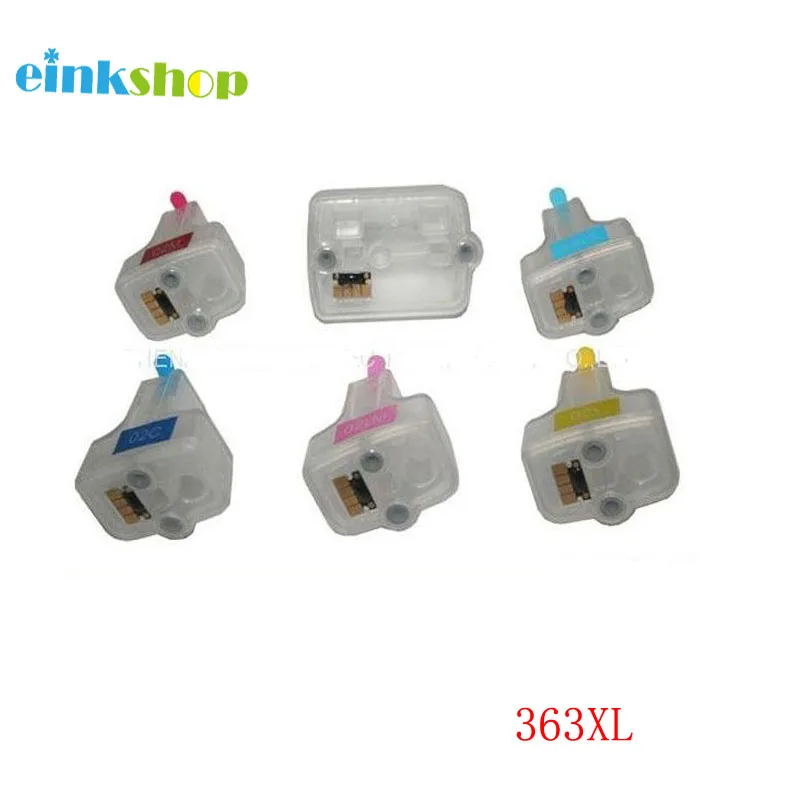 Einkshop 363 совместимый многоразовый картридж Замена для hp Photosmart C5180 C6180 C6280 C7160 C7180 C7280