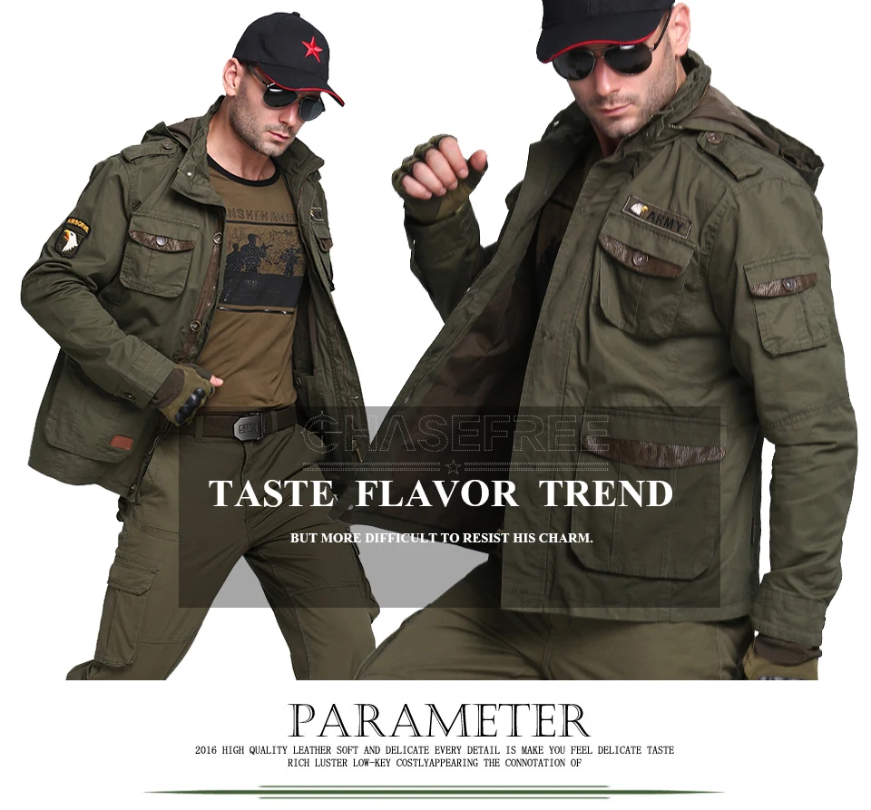 M65 ВВС США бомбардировщик армии тактические куртки для мужчин зима осень боевой мульти карман пальто толстовки ветровки военная куртка