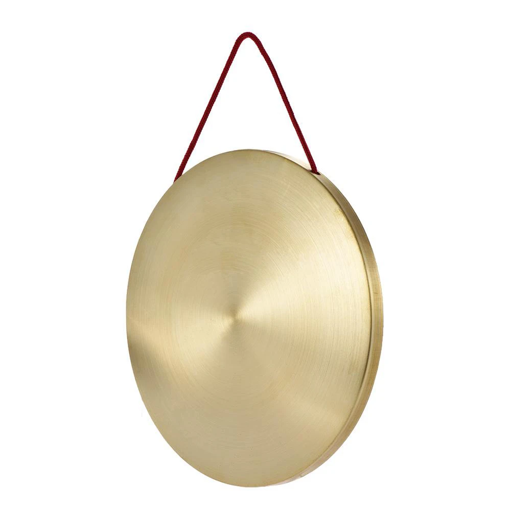 BMDT-22cm Hand Gong Brass Copper Chapel Opera Percussion with Round Play Hammer | &amp Cymbals