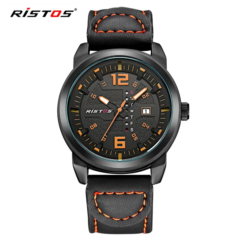 Reloj Hombre 2017 RISTOS модные Повседневное спортивные мужские часы Стиль Военная