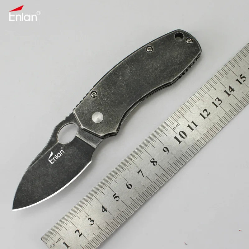 Enlan EW105 черный складной нож 8Cr13Mov лезвие EDC карманный для кемпинга|black folding knife|folding