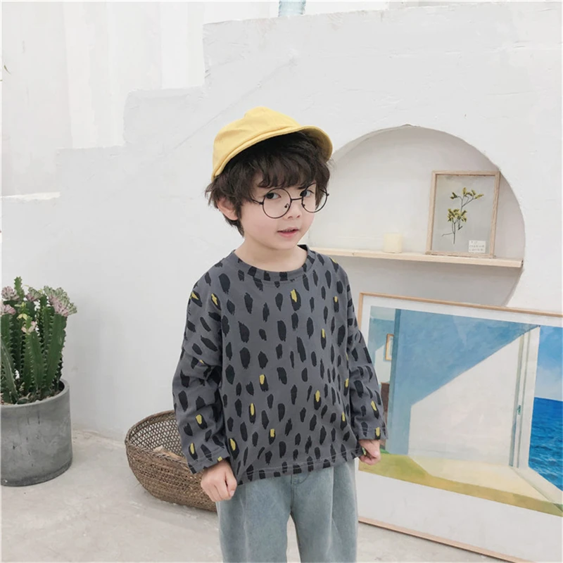 Весенняя Пасхальная Детская футболка с длинными рукавами и принтом кролика для