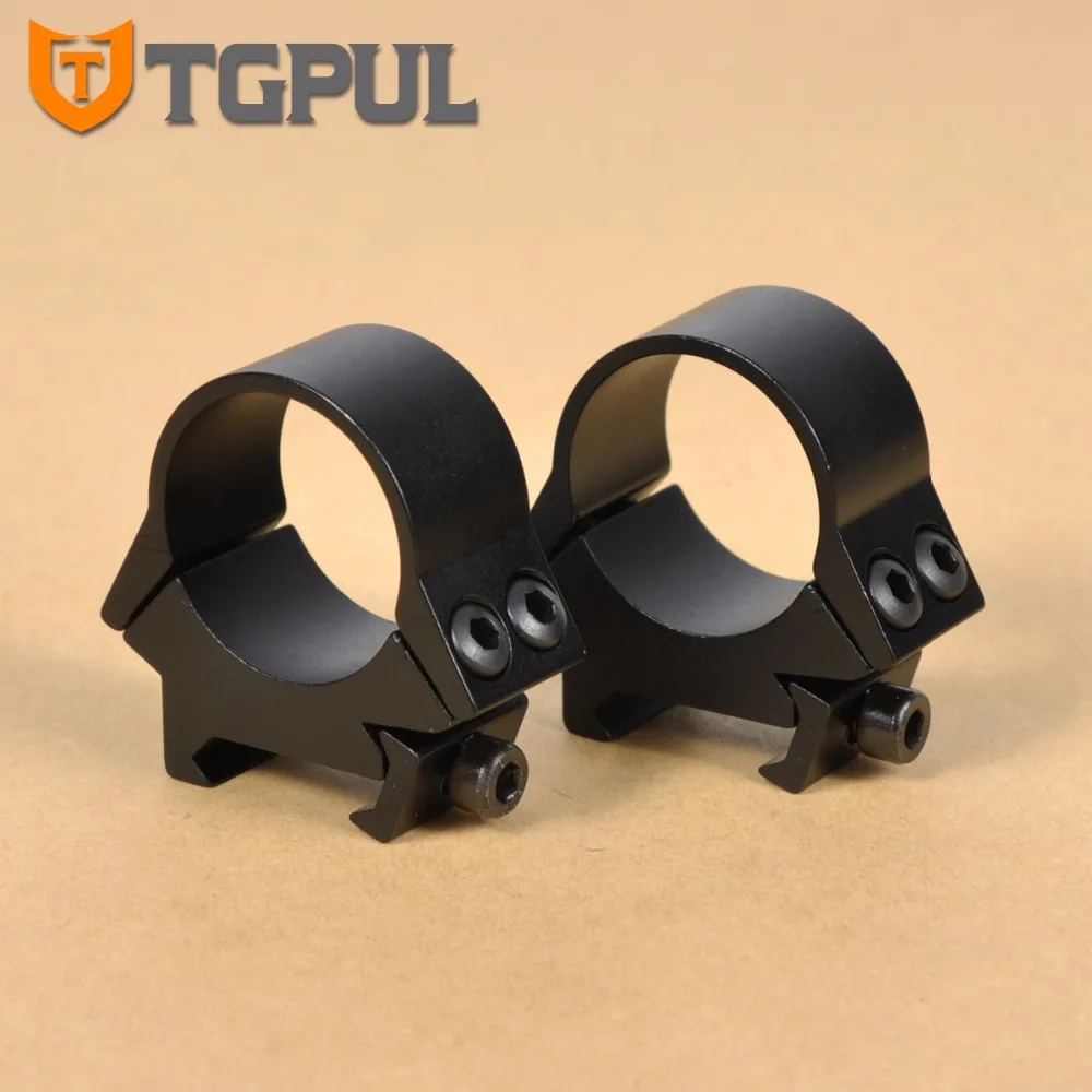 

TGPUL Low Profile Scope Mount 1" Ring For Sight For Firing Weapons Picatinny Rail For Hunting Fit 20mm Picatinny Weaver Black