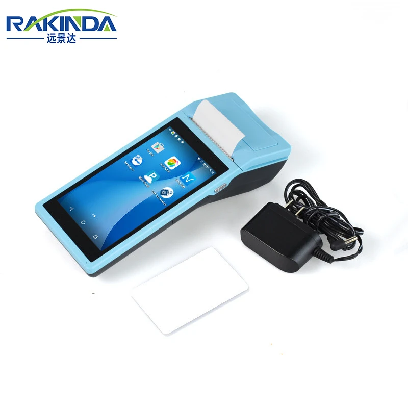 Rakinda S4-Android 6 0 Мобильный POS-терминал с 58 мм термопринтером и функцией считывания