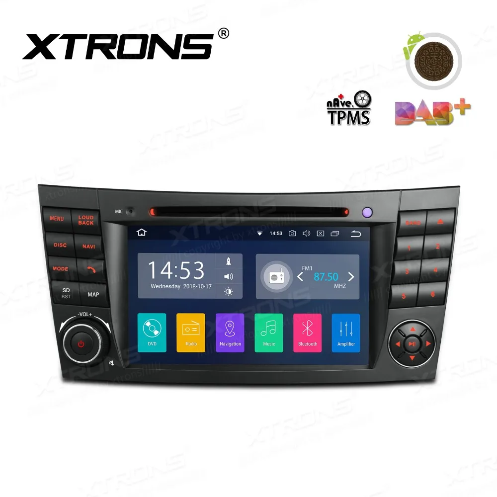 XTRONS 2 Din 7 &quotAndroid 8 1 радио gps RCA wifi OBD Автомобильный dvd плеер для Mercedes Benz W211 E200 E220 E240 E270