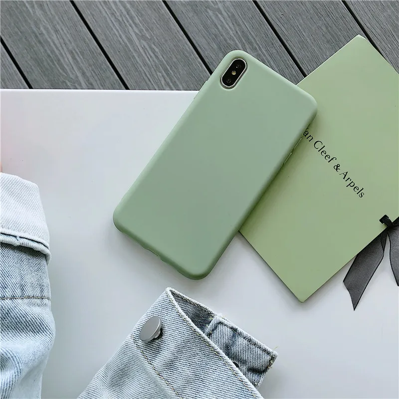 Чехол для Iphone X Xs Max 6s 7 8plus Xr из мягкого ТПУ|Бамперы| |