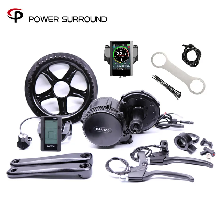 Набор для электровелосипеда Bafang Bbs02 набор 36v500w 8fun/Мотор bafang Bbs02b комплект
