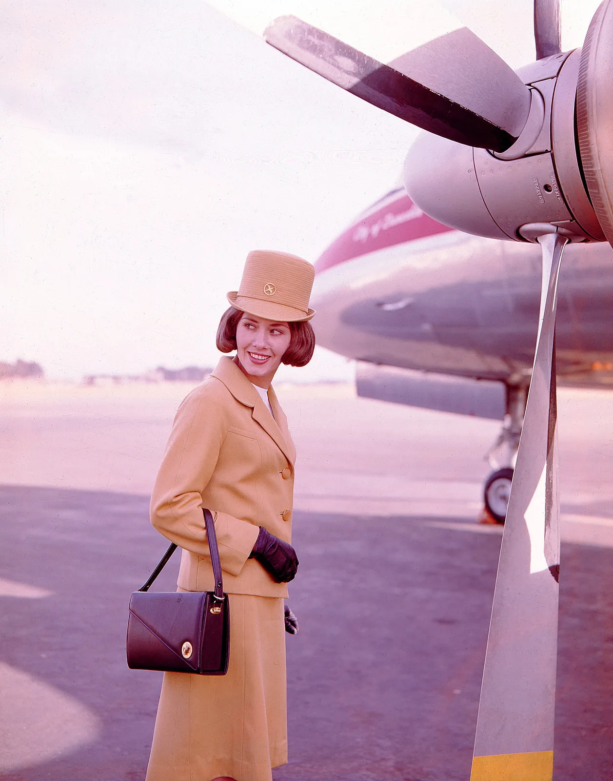 Новая Зеландия NZ Air Hostess Униформа 1965 золото 002 классические настенные наклейки для