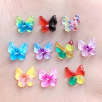 wholesale 480pcs 10mm colorful butterfly flatback rhinestone applique stones and crystals cabochon button wedding diy b226