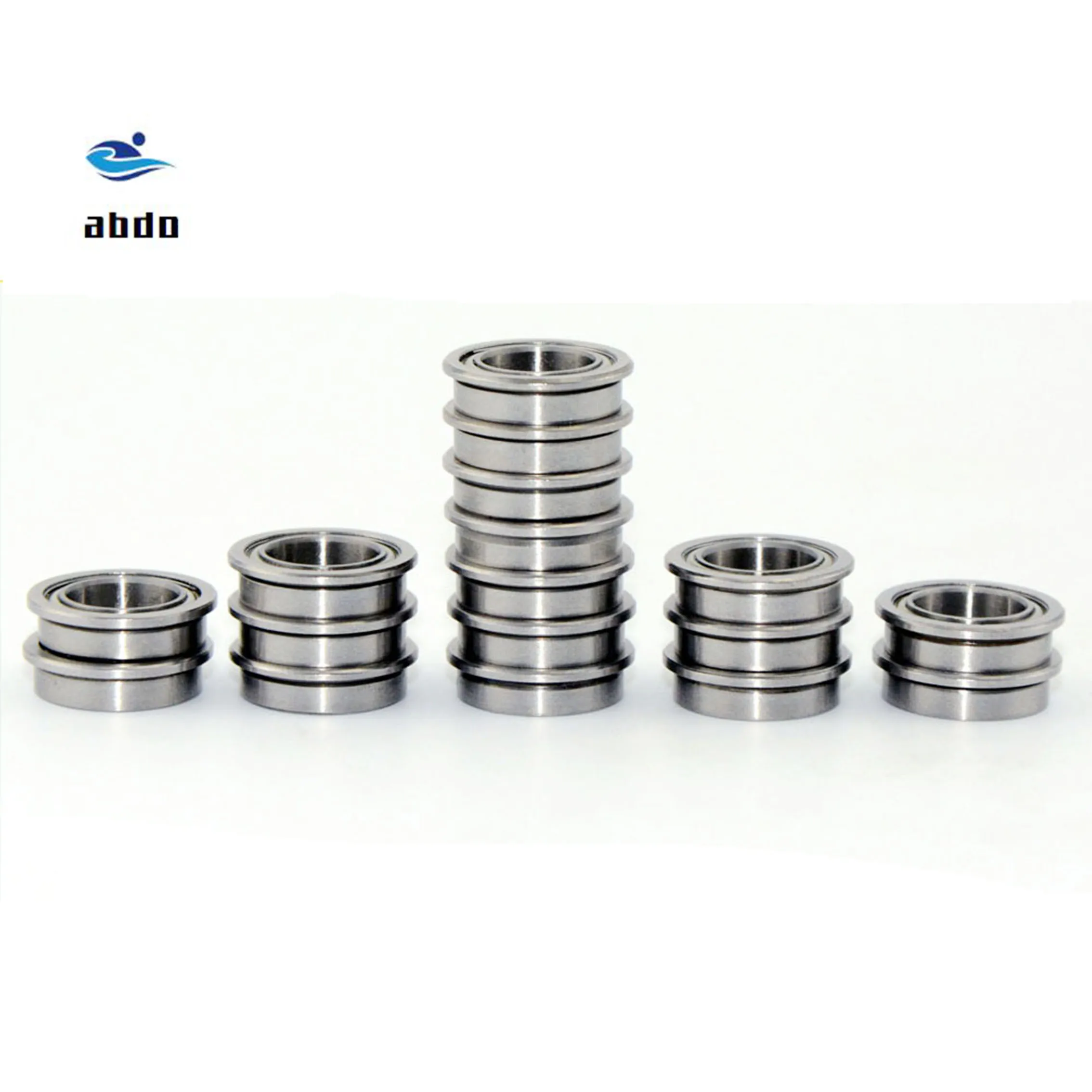 

High quality 10pcs ABEC-5 F6701ZZ F6701 ZZ F6701Z 12*18*4 mm 12x18x4 mm Metal Double Shielded flanged Bearing Ball Bearings