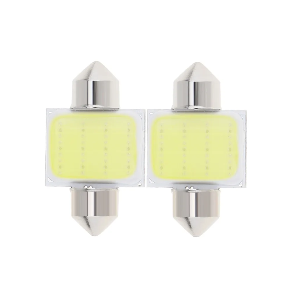 2 комплекта шт./компл. новый белый 31 мм 12 SMD В COB светодиодный купольный светильник