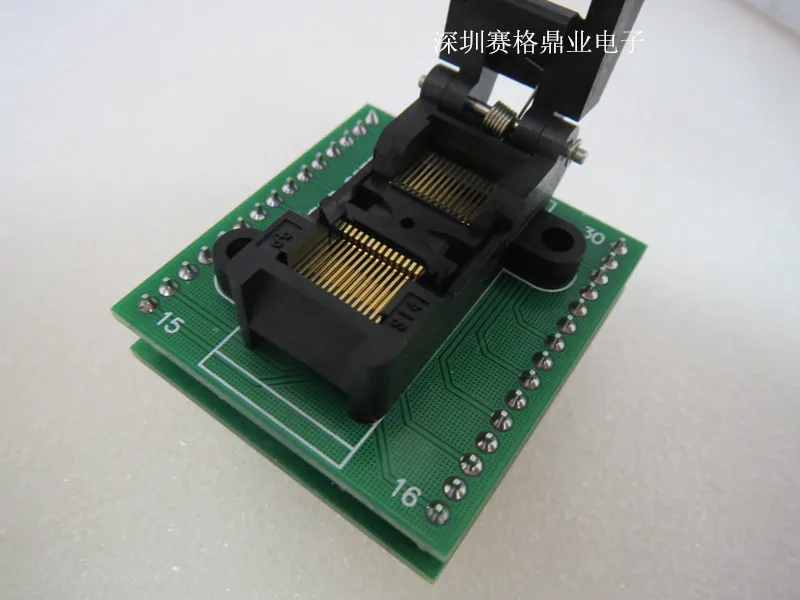 SSOP30/DIP30 TSSOP30 IC51-0302-914 Burn-in Socket gold plating IC testing seat Test test bench |