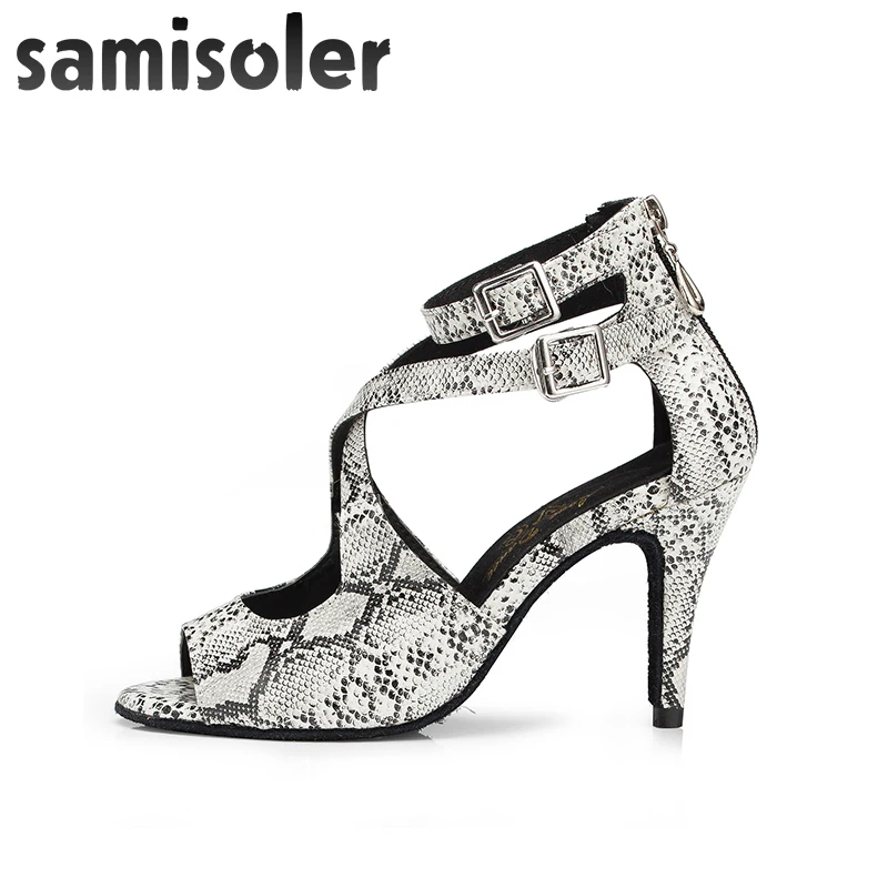 Samisoler dance shoes leather Ballroom women Fashion Salsa Women tango jazz Latin Dance Shoes Professional S | Спорт и развлечения