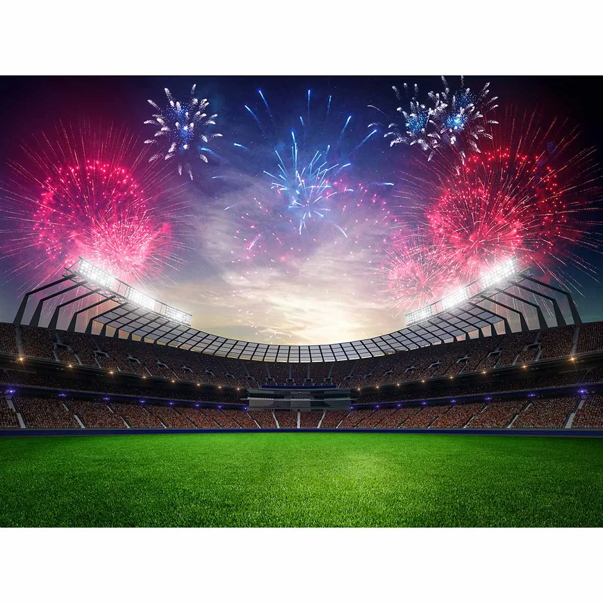 Allenjoy футбол Фотофон поле Фейерверк День рождения ребенка 2020 Новый год Свадьба