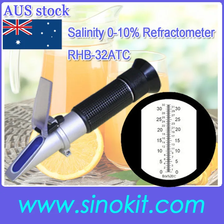 

Shipping from Australian Store 0 to 32% ATC Brix Refractometer RHB-32ATC