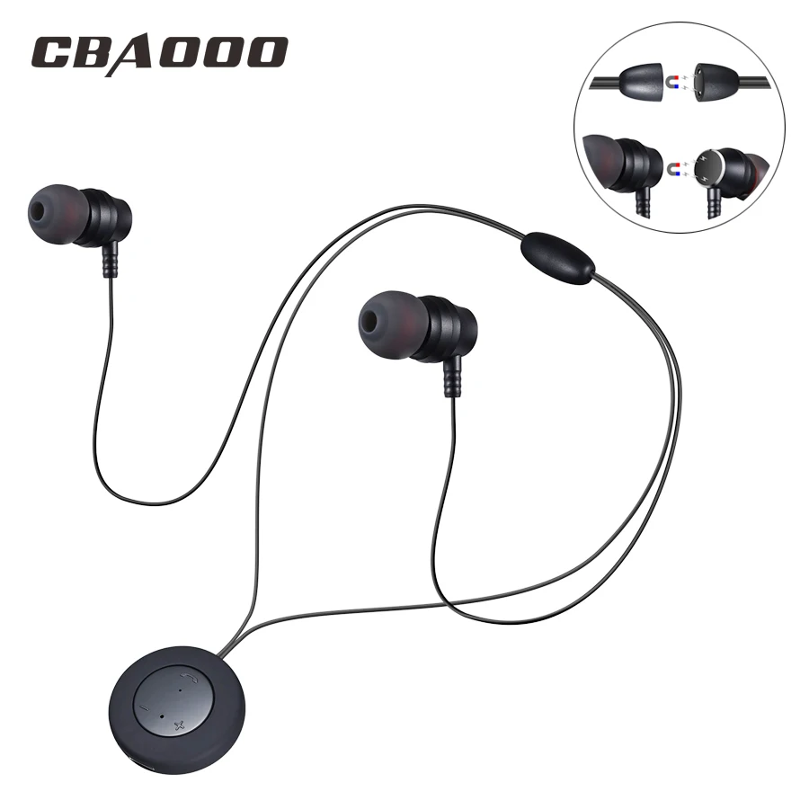 Беспроводные Bluetooth наушники CBAOOO X8, спортивные наушники, bluetooth-гарнитура с шейным ободком, магнитная Hi-Fi стерео гарнитура с микрофоном для xiaomi iphone