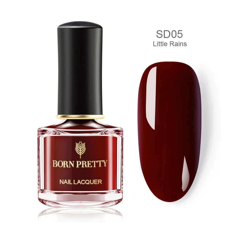 BORN PRETTY голографическая Однотонная одежда лак для ногтей 6 мл Peel Off на водной основе Лаки лак телесного цвета красный серебристый блеск ногтей Книги по искусству польский - Цвет: BP-SD05