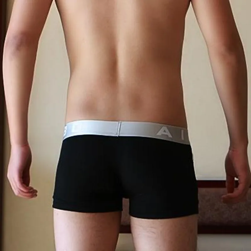 Боксеры мужские хлопковые с карманами сбоку пикантное нижнее белье мешочек для
