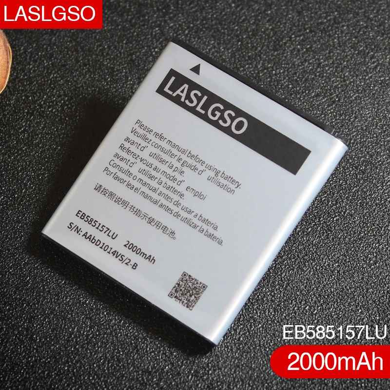

100% Good Quality 3.7V EB585157LU for Samsung Galaxy core 2 duos i8552 i869 i8558 i8550 battery 2000mAh