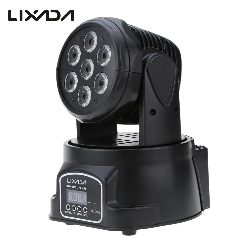Лазерное шоу DMX светильник AC100-240V 105W 9/14 Каналы DMX-512 диско светильник Moving головной светильник 4 в 1 RGBW светодиодный сценический светильник ing стробоскоп