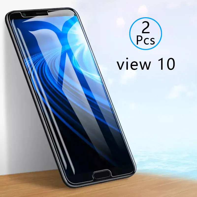 2 шт. закаленное стекло на Honor View 10 Защитное стекло для экрана Защитная пленка для телефона защитная пленка Tremp для huawei Honer Hono V10 V 10 5,99 9h