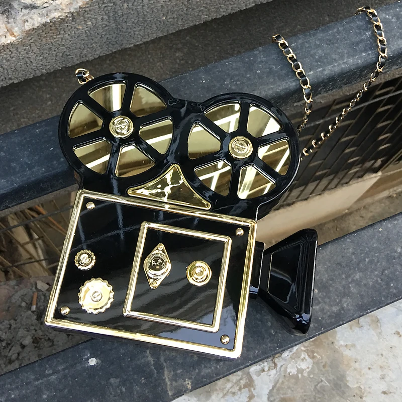 Индивидуальная модная забавная моделирование проекторов пластиковая черная