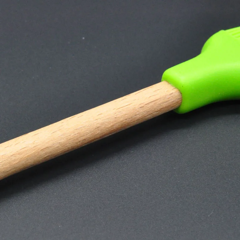 3 шт./компл. цветная силиконовая Кондитерская Лопатка и щетка с ручкой из