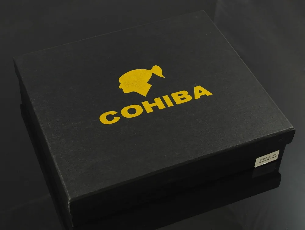 COHIBA Красный Сандал Вуд Сигары Хьюмидор Резак Зажигалка Набор Труб Вт/Подарочная