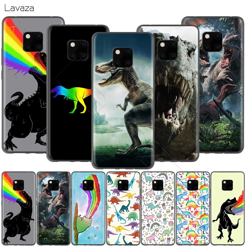 Радужный чехол Lavaza с динозавром для Huawei Honor 10 9 8 8x 8c 7x 7c 7a Note Nova 3 3i Lite Y9 Y7 Y6|Бамперы| |