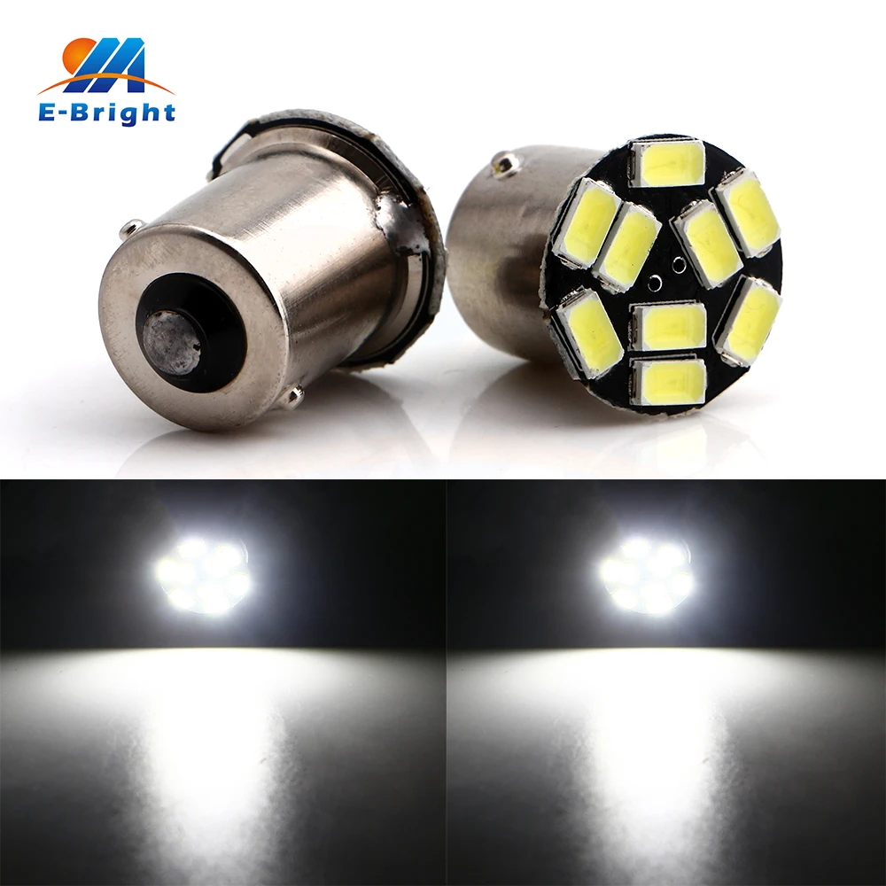 50 шт. 5730 9 SMD S25 1156 BA15S светодиодный сигнальный светильник поворота белый красный
