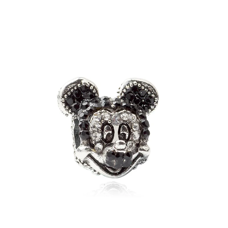 2 шт. детский манеж disney Микки Маус Дети DIY ожерелье браслет аксессуары свитер ювелирные изделия кулон подарок для девочки браслет - Цвет: 1
