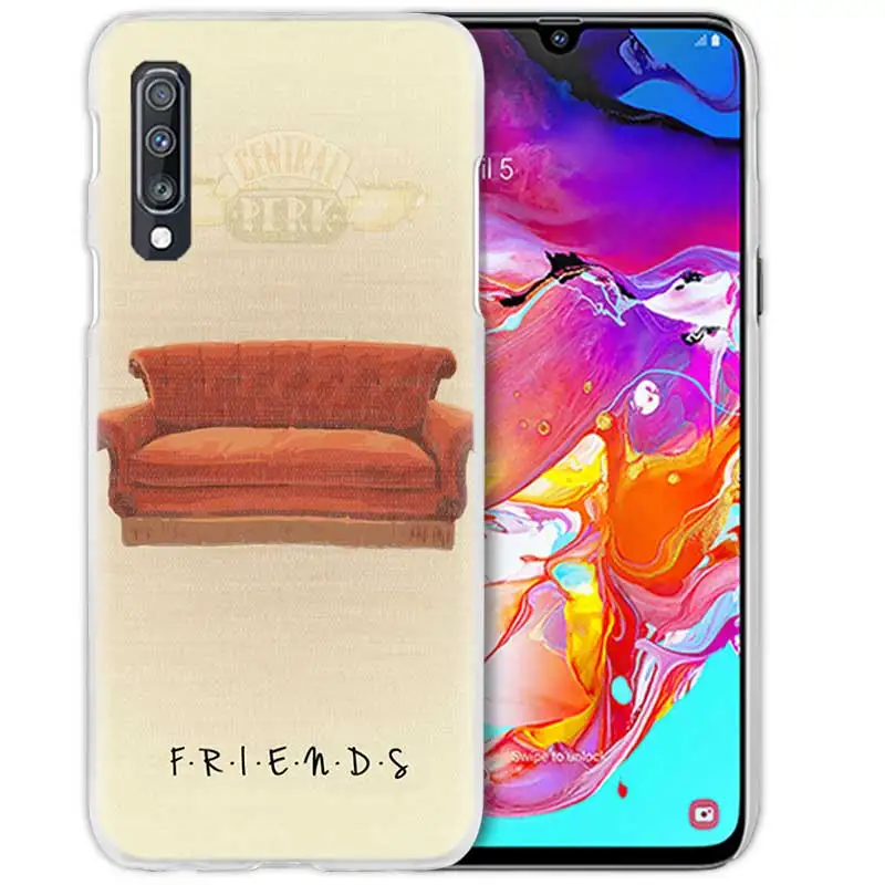 09 ТВ Показать чехол для samsung Galaxy A50 A70 A20e A40 A30 A20 A10 A8 A6 плюс A9 A7 жесткий прозрачный чехол для телефона чехол друзей вместе - Цвет: 09