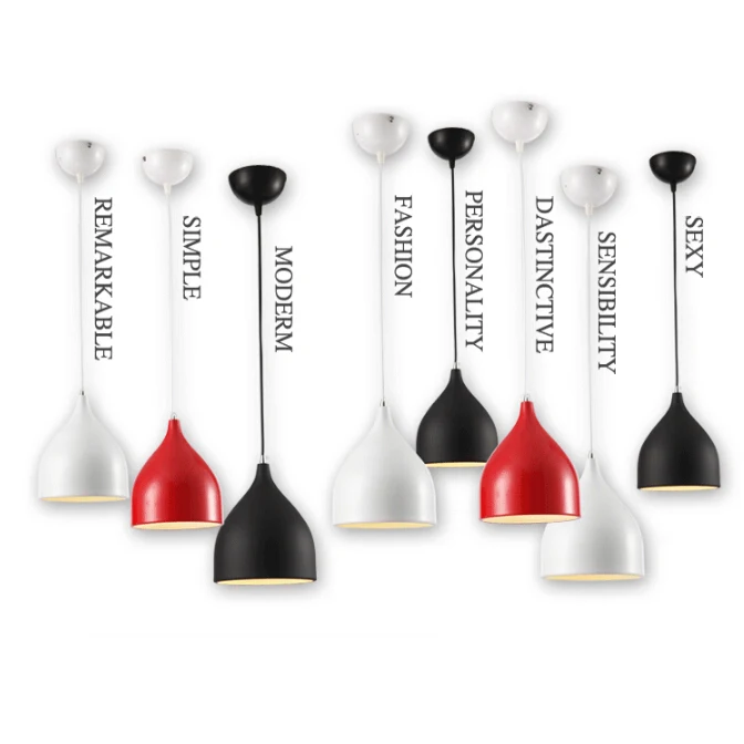 Современная лампа для гостиной 3 цвета столовой стола винтажный стиль 170*260 мм