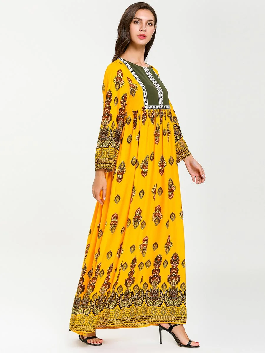 Abaya Femme Дубай Марокканская Турецкая индейка женское мусульманское платье