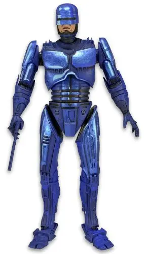 Robocop 7 ''/18 см фигурка 1989 видео игра внешний вид Синий Новый в оригинальной