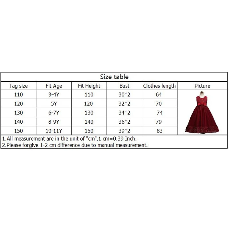 Girls Flowers Lace dress graduation gowns children evening wedding Red pink kids bridesmaid vestido de festa infantil saia | Детская