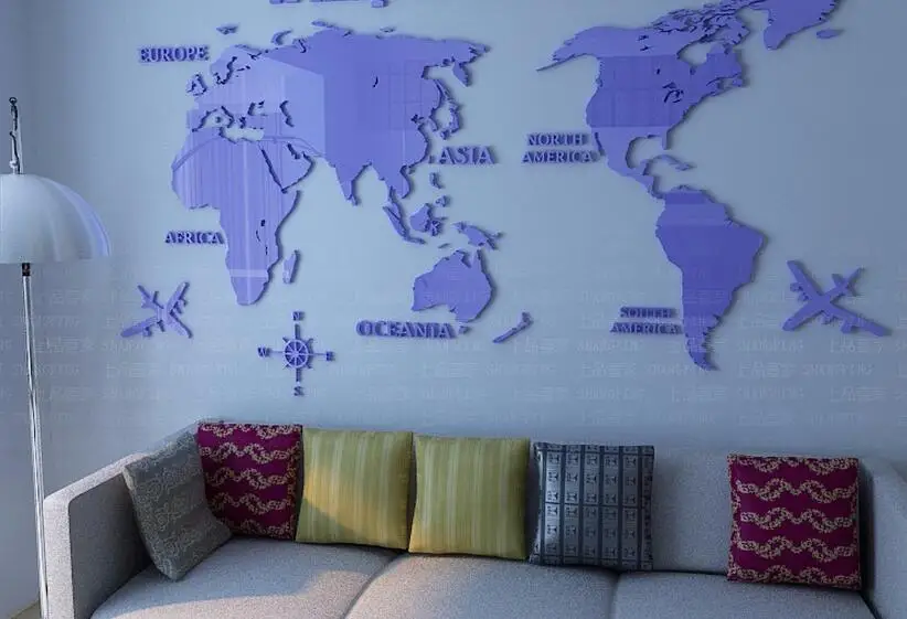 3D-наклейки на стену сделай сам акриловые Трехмерные настенные наклейки с