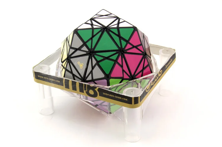 MF8 &amp Eitan Star ICOSAIX Oskar I II III Cube Puzzle Black/Stickerless Starminx Подарок Идея для X'mas день