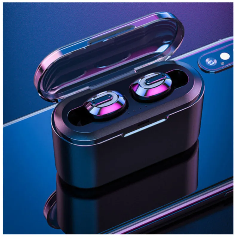 Беспроводная Bluetooth гарнитура T2 HD стерео спортивные наушники с шумоподавлением