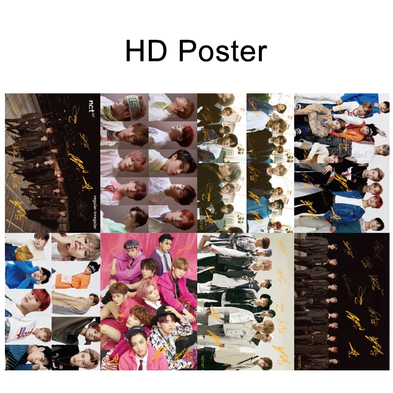 Модный набор фотоальбомов KPOP NCT127 Постер для подписи Подарочный пакет NCT подарки