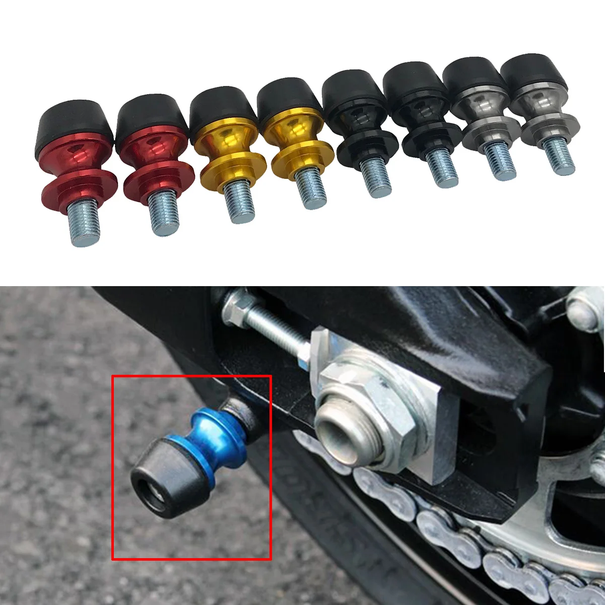 SEMSPEED CNC алюминиевые аксессуары для мотоциклов маятниковые Катушки слайдер MSX 125