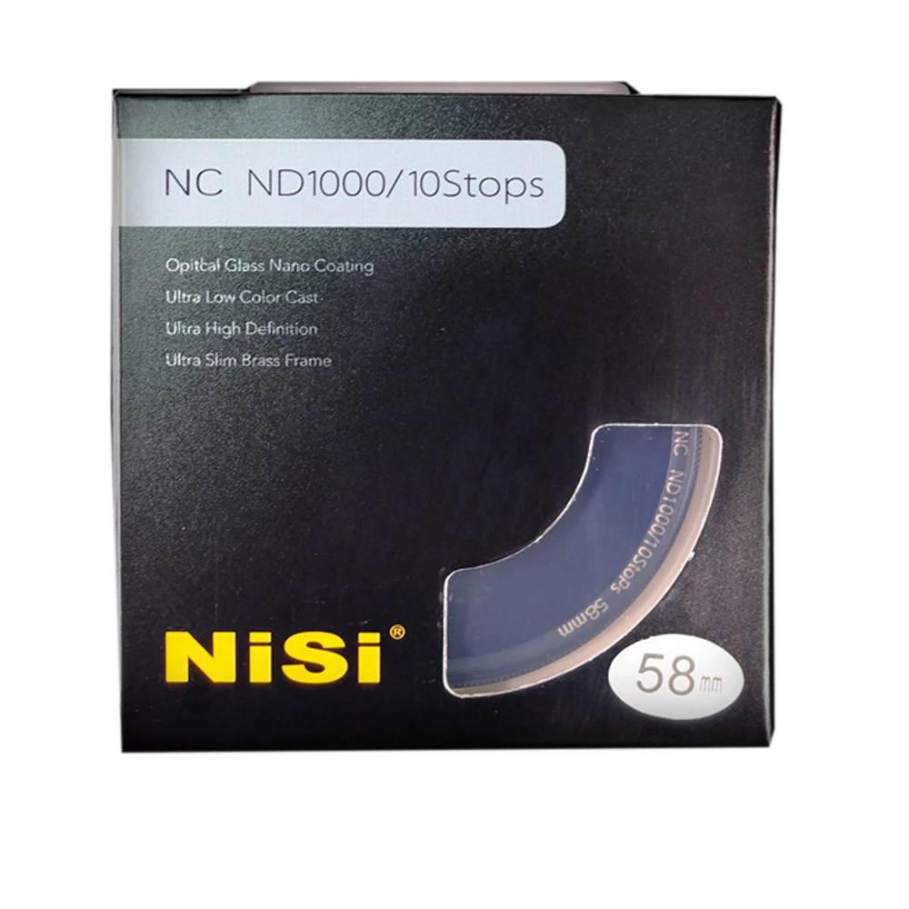 NiSi 77 мм ND1000 ультратонкий фильтр нейтральной плотности 10 стоп для цифровой
