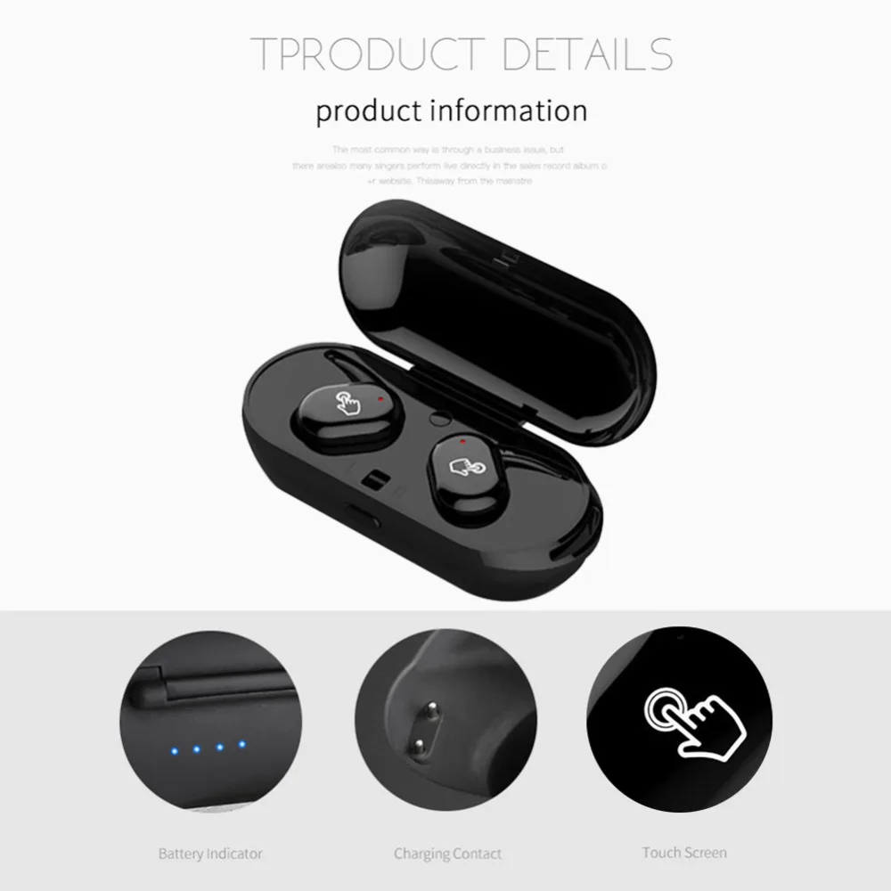 Langsdom мини беспроводные наушники 9100 TWS водонепроницаемые Bluetooth с микрофоном